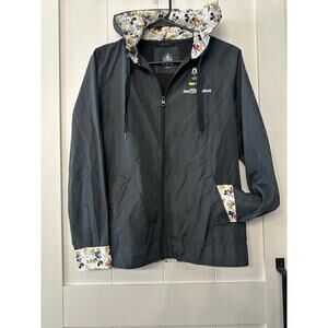 Disney Mickey Mouse authentic hooded windbreaker jacket sz XS